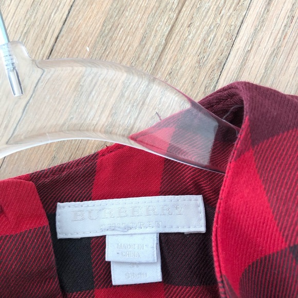 Burberry girls red dress - Picture 6 of 6